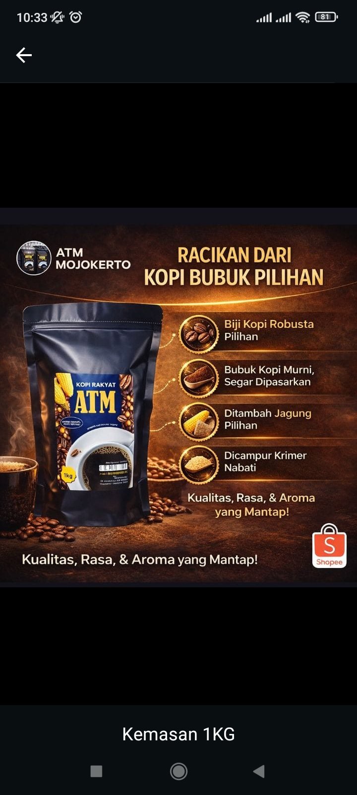 Proses produksi ATM MOJOKERTO