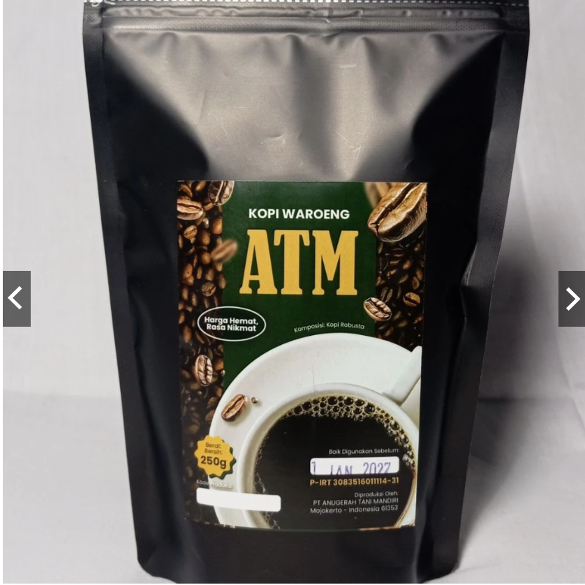 ATM KOPI WAROENG 250 GRAM